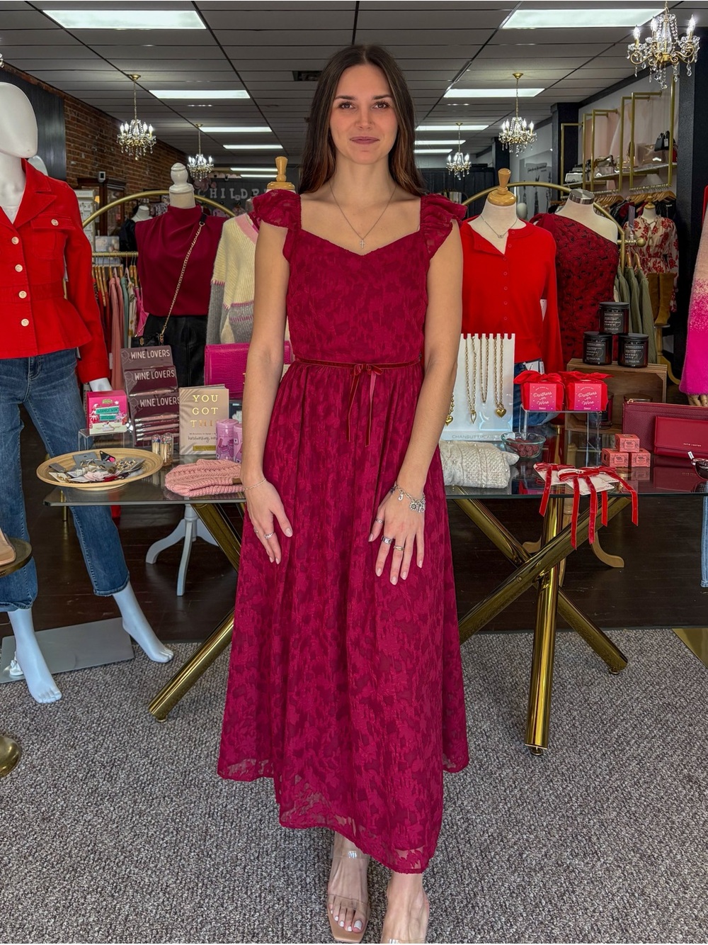 The Vivienne Velvet Tie Midi